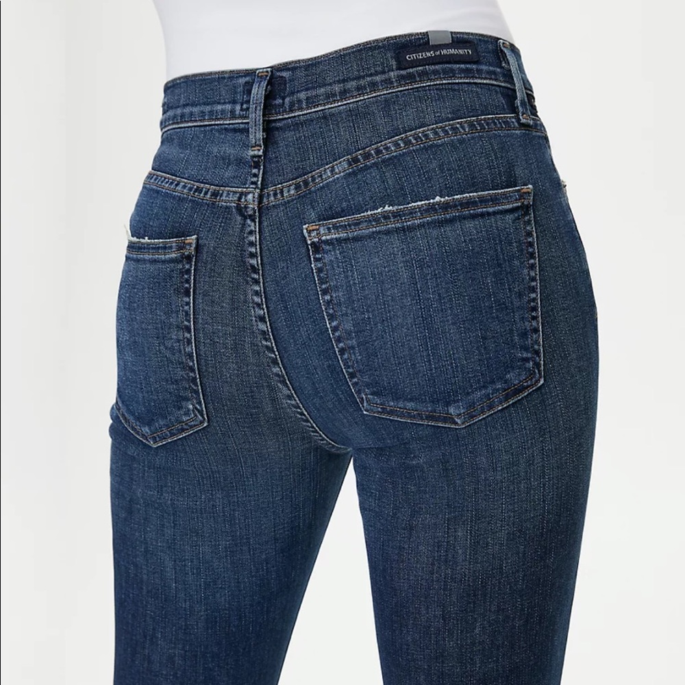 PERFECT CONDITION - Citizens Rocket Crop High Rise Skinny 22